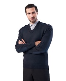 V-neck (knit sweater) (Overshirt Only) (xs)